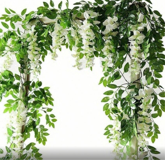 Faux Eucalyptus & Blossom Garland