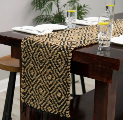 Handwoven Natural Jute Table Runner